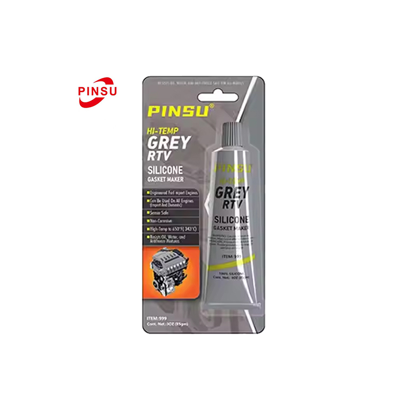 PINSU - Guarnizione in silicone resistente alle alte temperature RTV rosso/nero/grigio - Sigillante impermeabile di grado automobilistico/industriale PINSU - Guarnizione in silicone resistente alle alte temperature RTV rosso/nero/grigio - Sigillante impermeabile di grado automobilistico/industriale